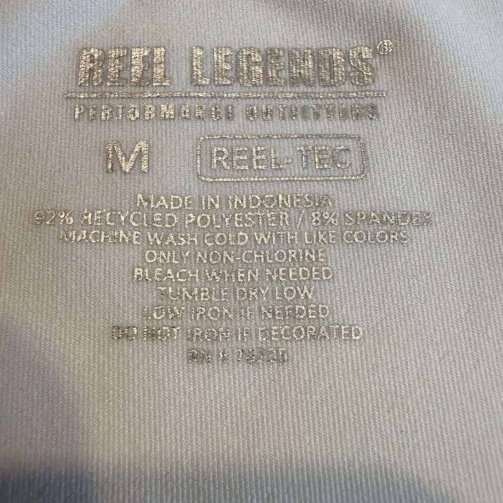 Reel Legends White Sleeveless Adjustable Ruched Side Tank Top Performance Fabric - Picture 15 of 16